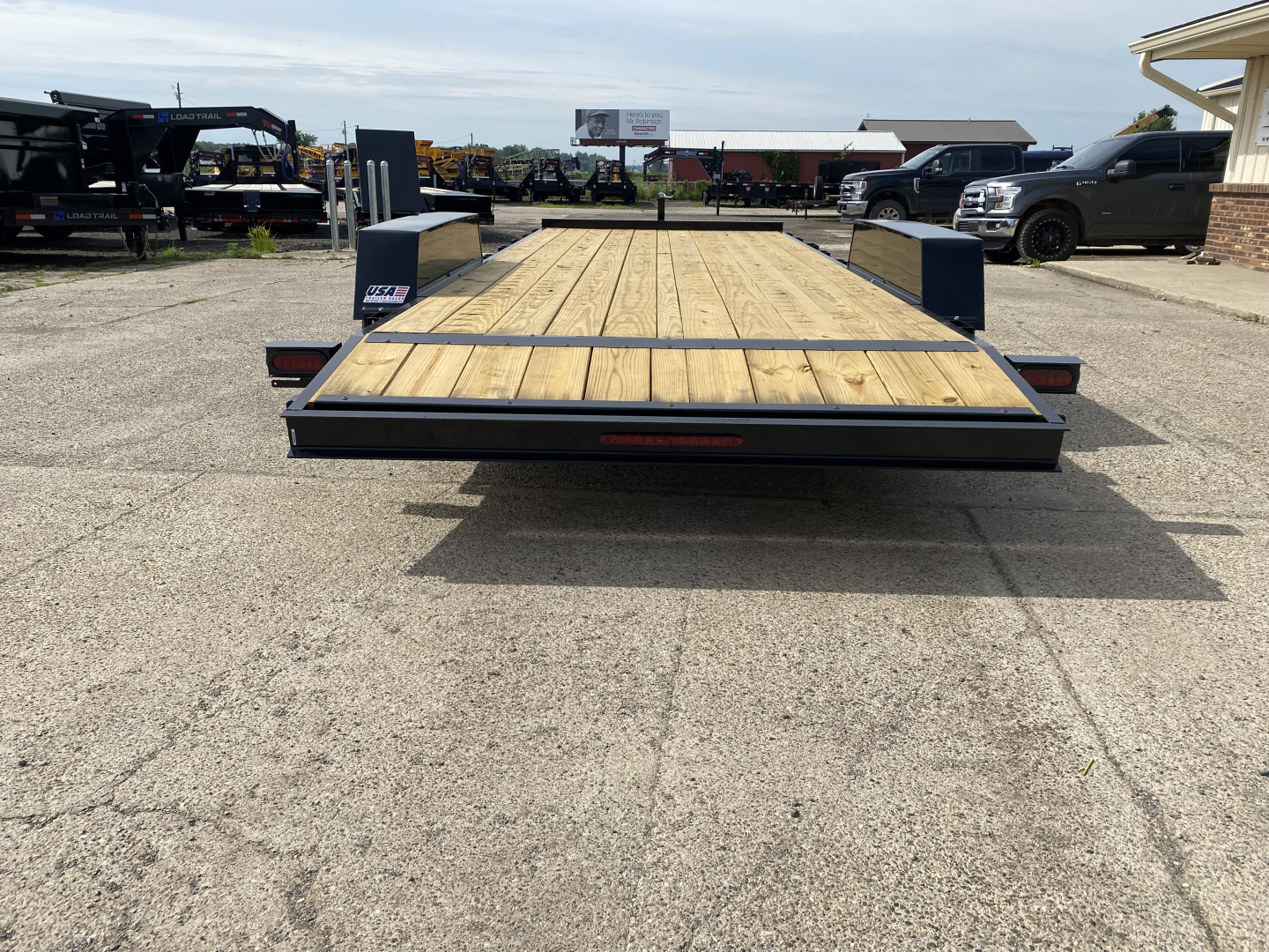 New 2026 AMO 82x20 Flat Deck w/2ft Dove Tail 10k Car Hauler