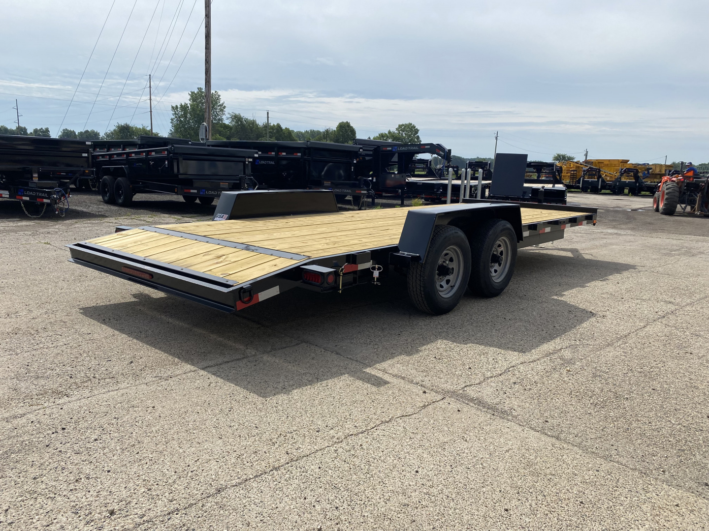 New 2026 AMO 82x20 Flat Deck w/2ft Dove Tail 10k Car Hauler