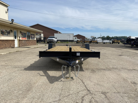 New 2026 AMO 82x20 Flat Deck w/2ft Dove Tail 10k Car Hauler