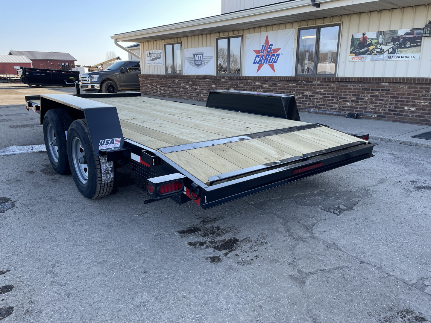 New 2026 AMO 82x16 TA2 Flat Deck 10K Car Hauler