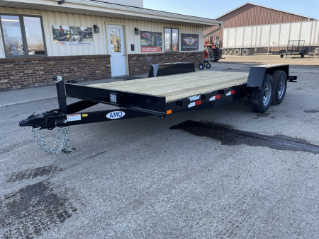 New 2026 AMO 82x16 TA2 Flat Deck 10K Car Hauler
