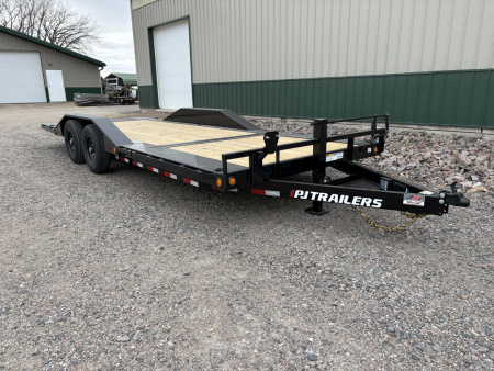 New 2026 PJ Trailers 22' Channel Super-Wide Tilt Trailer