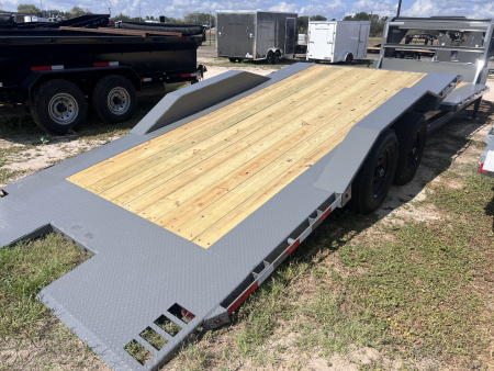New 2026 Delco Trailers 102x26ft Gooseneck Tilt Equipment Trailer