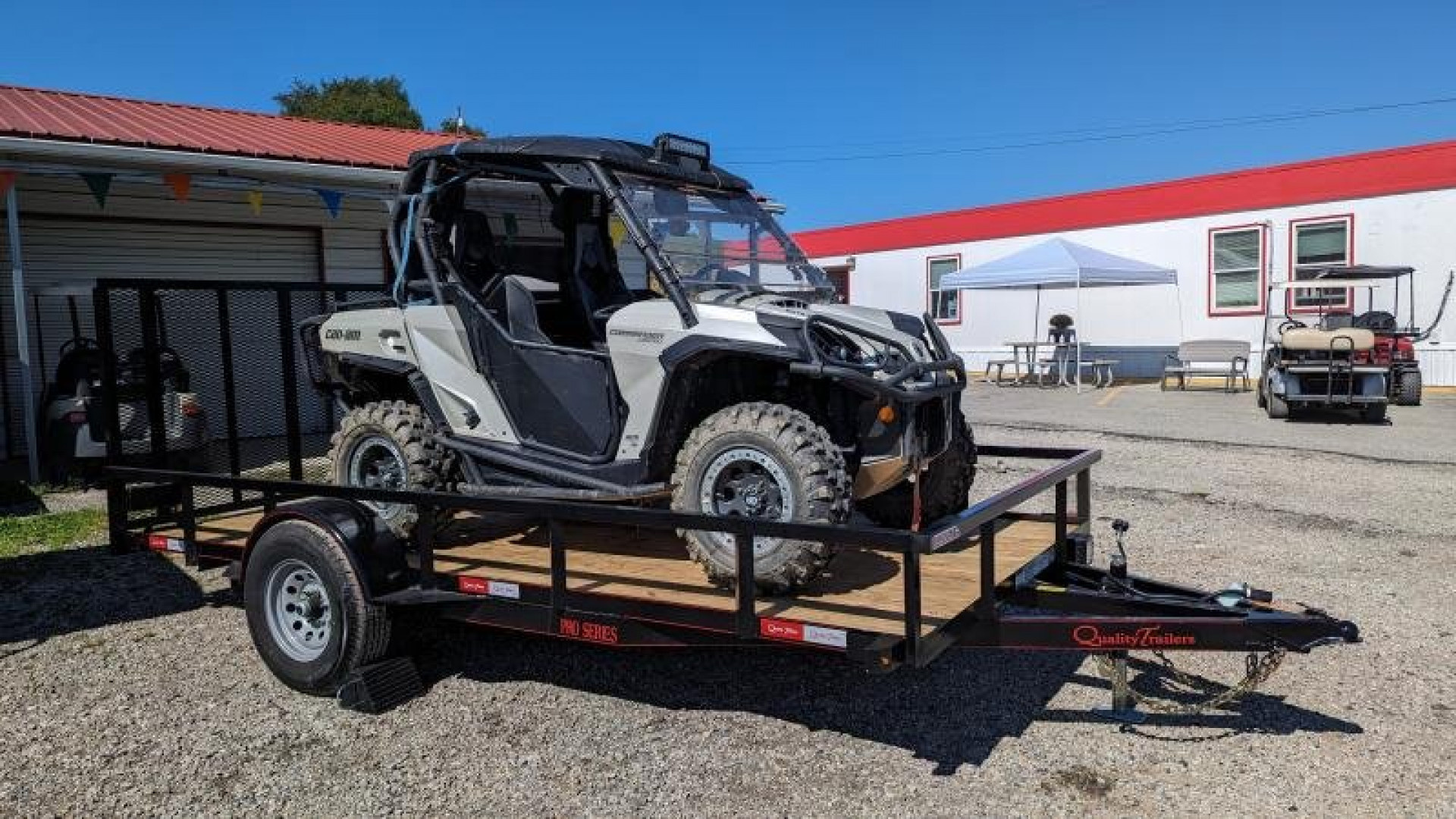 New 2026 Quality 7x14 PRO Heavy Single Axle Utility Trailer w/ Brakes