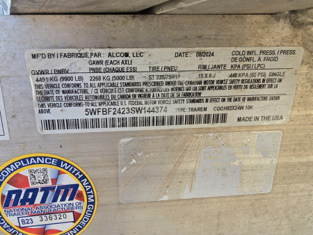 Used 2025 CargoPro Trailers 9900# 20'+4' Equipment Trailer