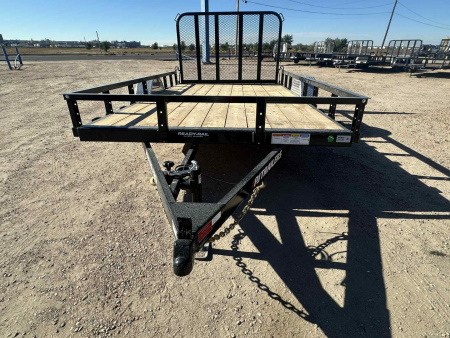 New 2026 PJ 12' Single Axle Utility Trailer (U8)