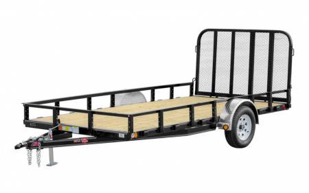 New 2026 PJ 12' Single Axle Utility Trailer (U8)
