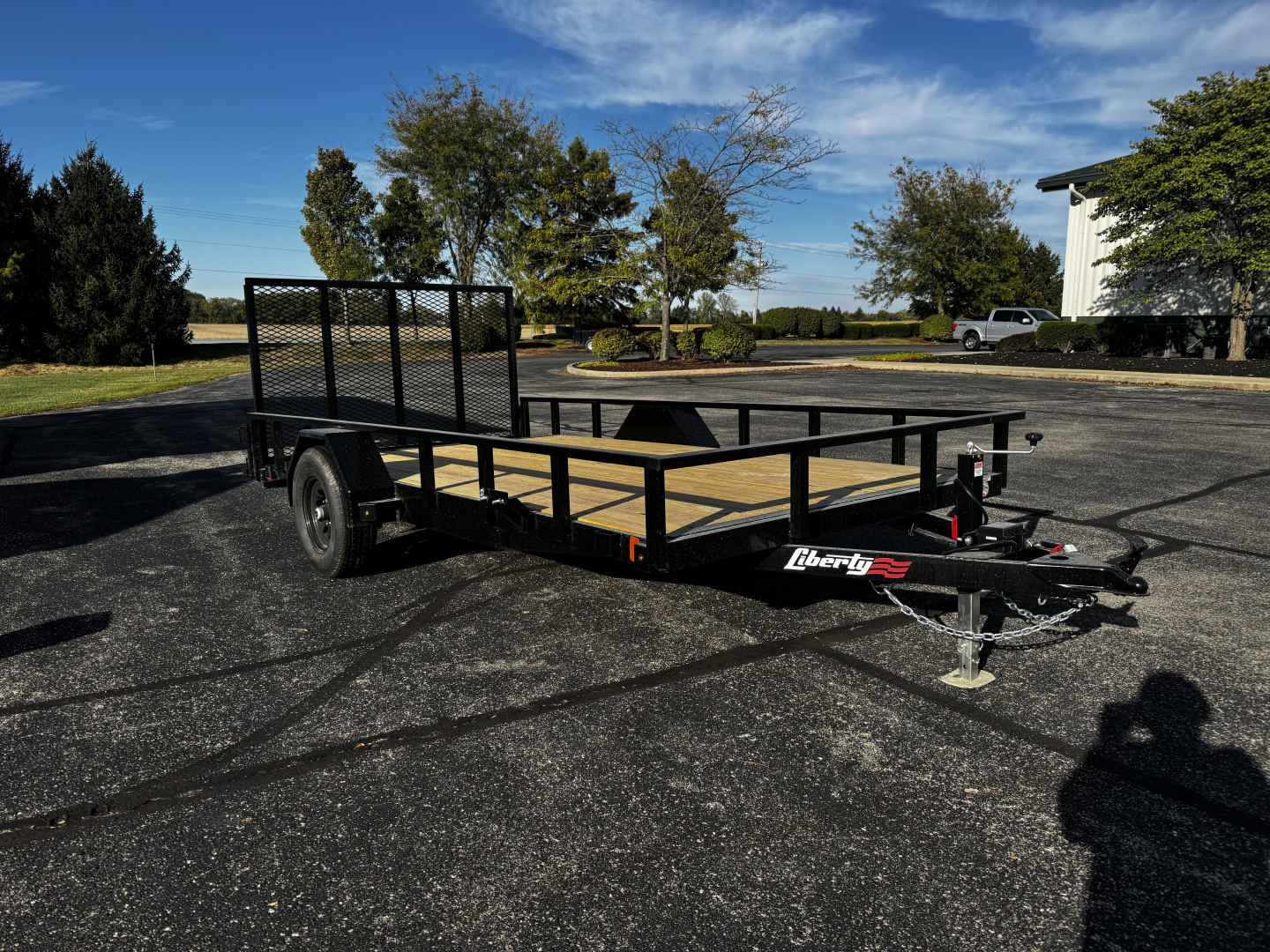 New 2026 Liberty 83” × 12’ + 2’ Dovetail Single Axle Utility