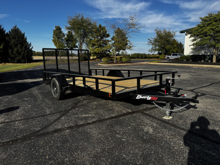 New 2026 Liberty 83” × 12’ + 2’ Dovetail Single Axle Utility