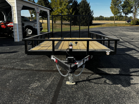 New 2026 Liberty 83” × 12’ + 2’ Dovetail Single Axle Utility