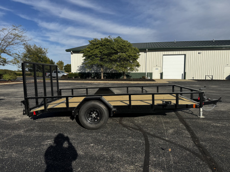 New 2026 Liberty 83” × 12’ + 2’ Dovetail Single Axle Utility