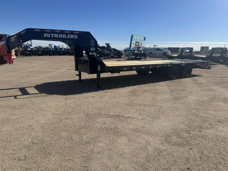 New 2026 PJ 25' Low-Pro Flatdeck with Duals (LD) Gooseneck (10k)