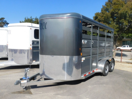 New 2026 Maverick Trailers 14' Stock Trailer