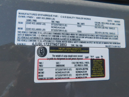 New 2026 Maverick Trailers 17' Stock Trailer