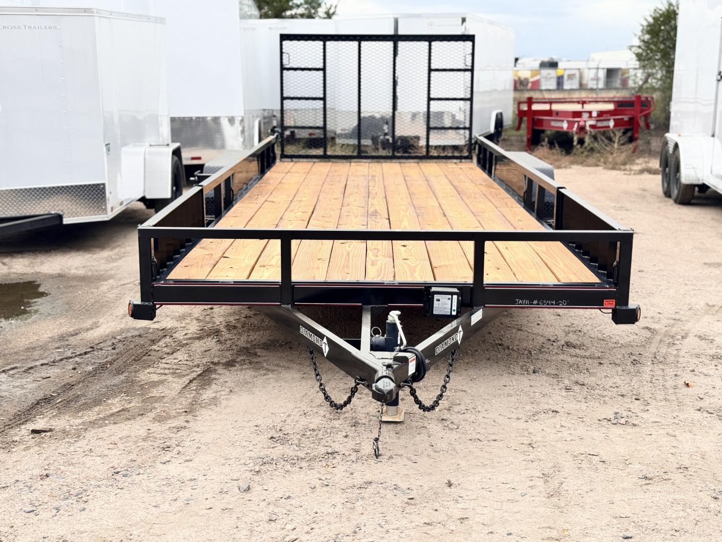 New 2026 Diamond T 7-20 Tandem Axle Ramp Gate Utility W/ ATV Ramps 7K GVWR