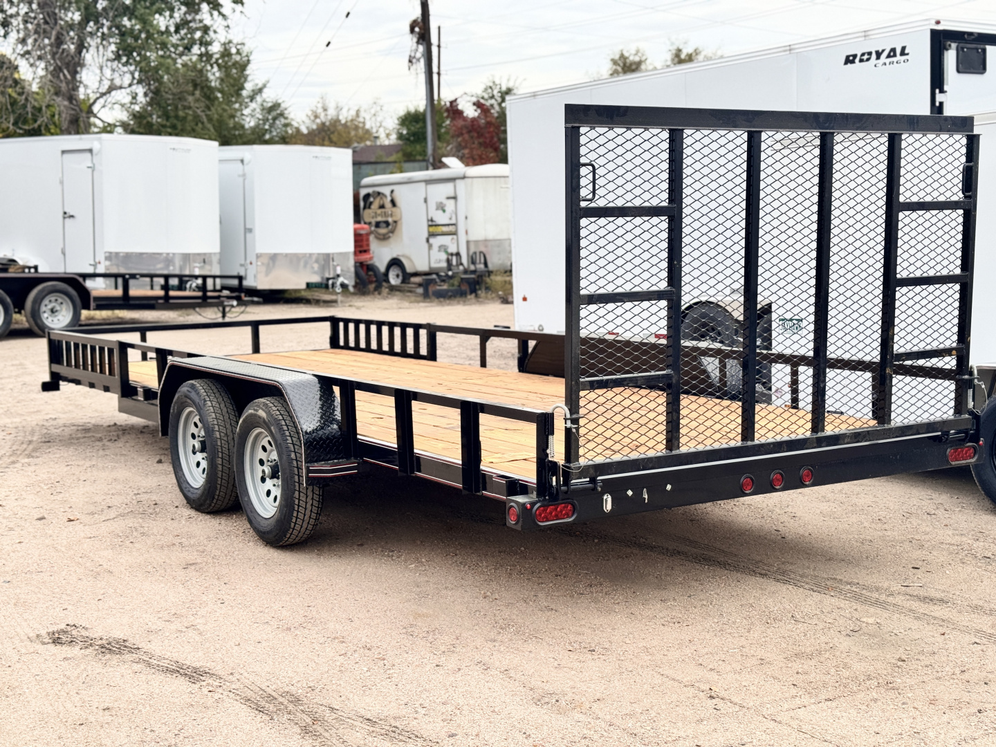 New 2026 Diamond T 7-20 Tandem Axle Ramp Gate Utility W/ ATV Ramps 7K GVWR