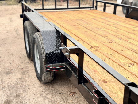 New 2026 Diamond T 7-20 Tandem Axle Ramp Gate Utility W/ ATV Ramps 7K GVWR
