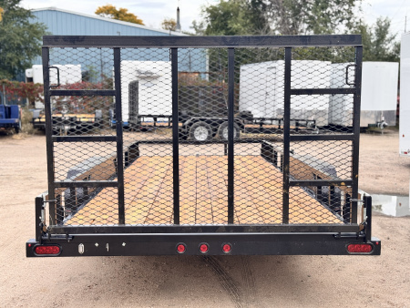 New 2026 Diamond T 7-20 Tandem Axle Ramp Gate Utility W/ ATV Ramps 7K GVWR