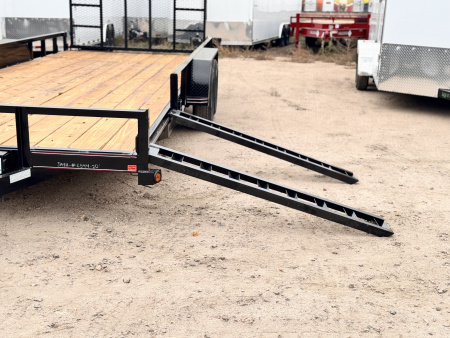 New 2026 Diamond T 7-20 Tandem Axle Ramp Gate Utility W/ ATV Ramps 7K GVWR