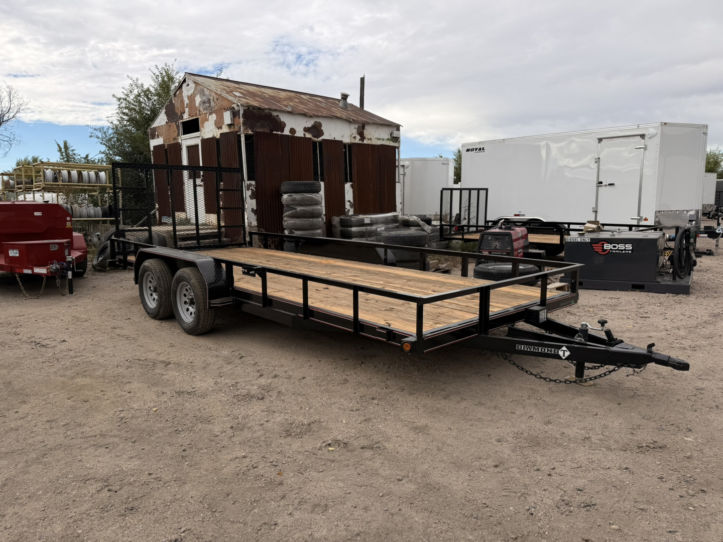 New 2026 Diamond T 7-18 Tandem Axle Ramp Gate Utlity 7K GVWR