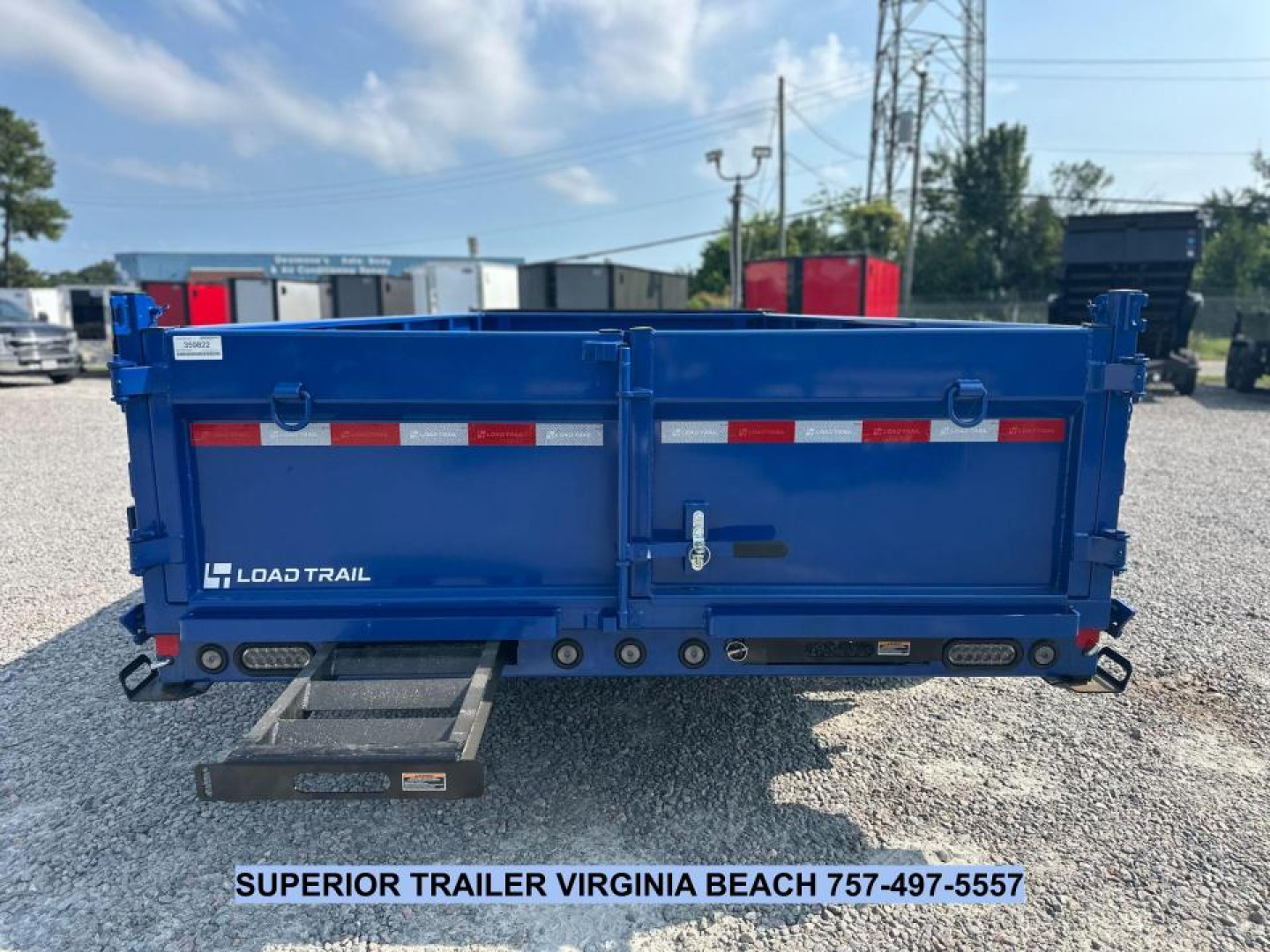 New 2026 Load Trail 7X16 14K Low Pro w/ 2' Sides Dump Trailer