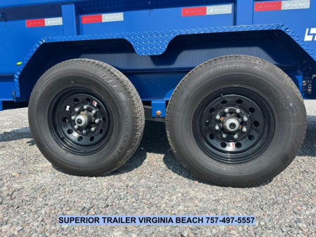 New 2026 Load Trail 7X16 14K Low Pro w/ 2' Sides Dump Trailer