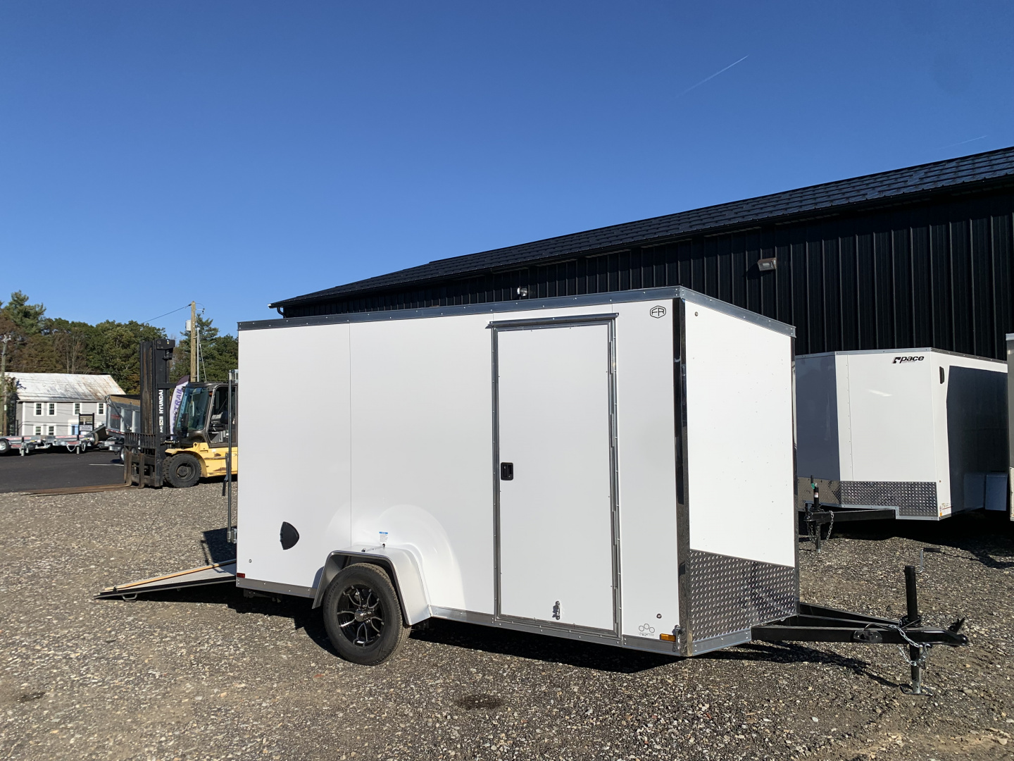 New 2026 US Cargo 6X12 + 2ft V nose/ Ramp Door / 6'6" interior/Polycore/ Ext. Tongue - 2990gvw