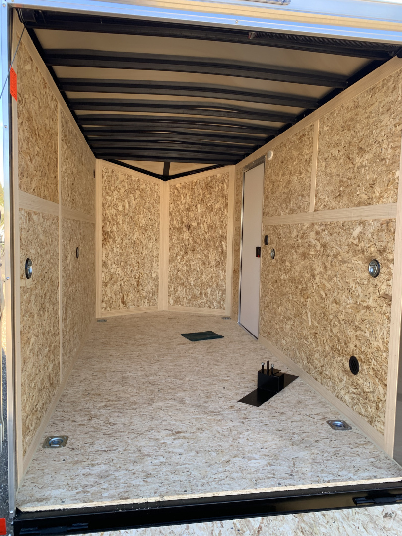 New 2026 US Cargo 6X12 + 2ft V nose/ Ramp Door / 6'6" interior/Polycore/ Ext. Tongue - 2990gvw