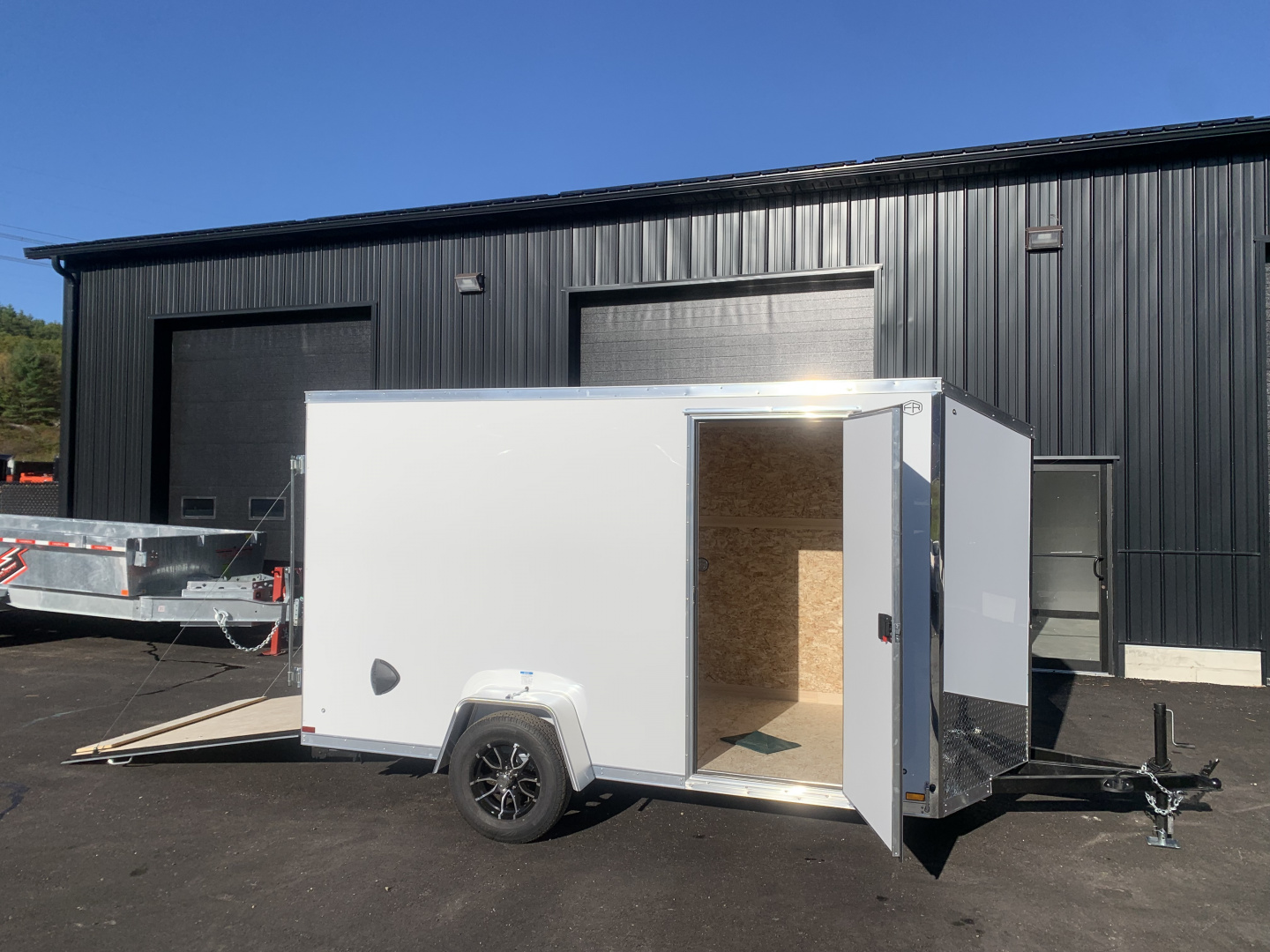 New 2026 US Cargo 6X12 + 2ft V nose/ Ramp Door / 6'6" interior/Polycore/ Ext. Tongue - 2990gvw