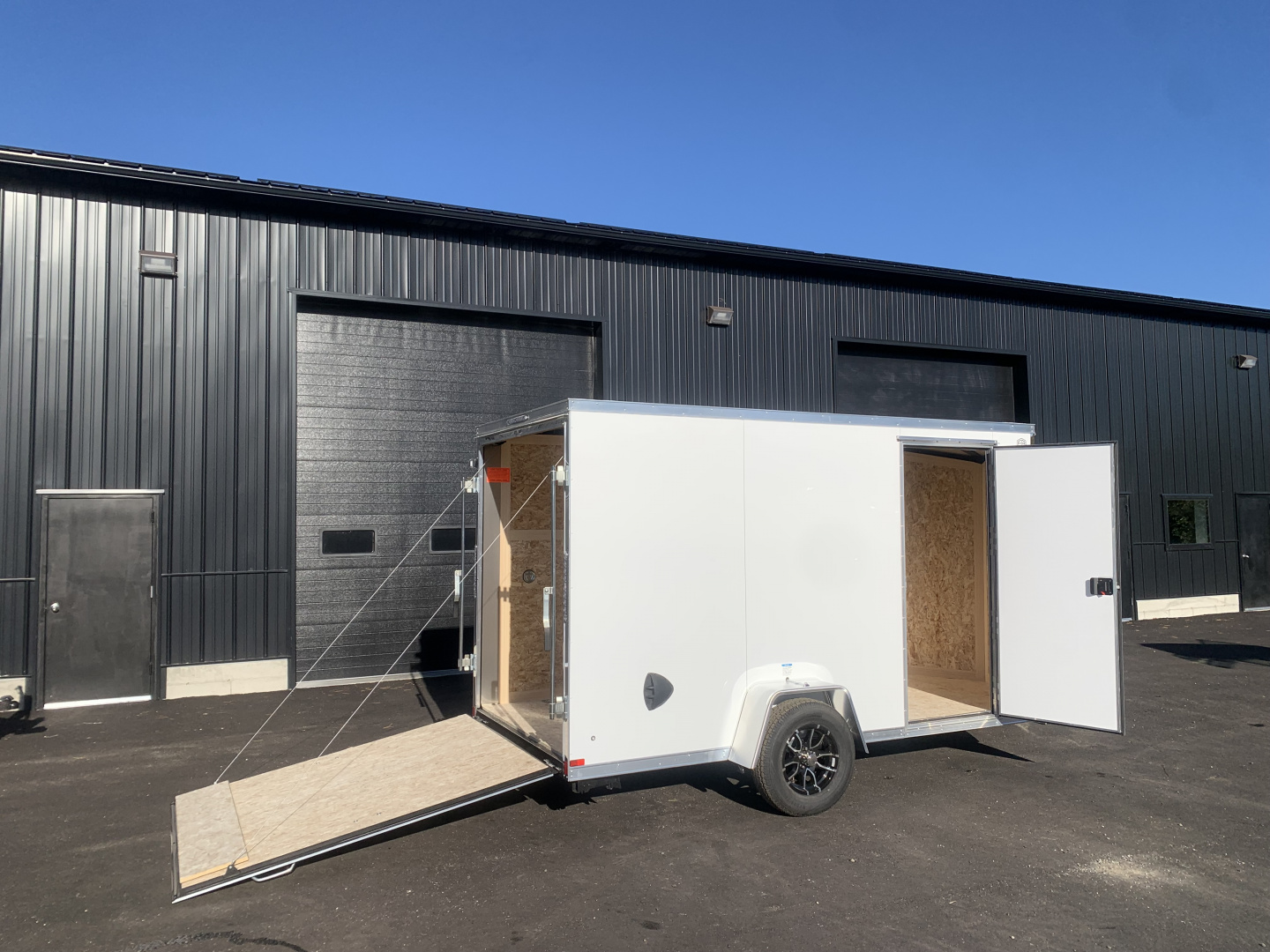 New 2026 US Cargo 6X12 + 2ft V nose/ Ramp Door / 6'6" interior/Polycore/ Ext. Tongue - 2990gvw