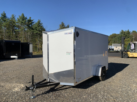 New 2026 US Cargo 6X12 + 2ft V nose/ Ramp Door / 6'6" interior/Polycore/ Ext. Tongue - 2990gvw