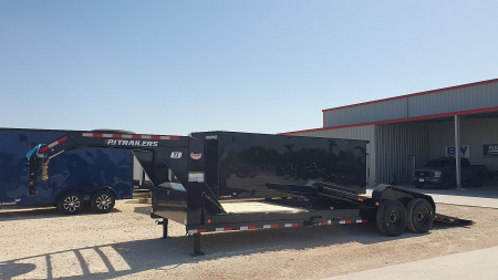 New 2026 PJ 82 x24' Gooseneck HD Equipment Tilt Trailer – TJ