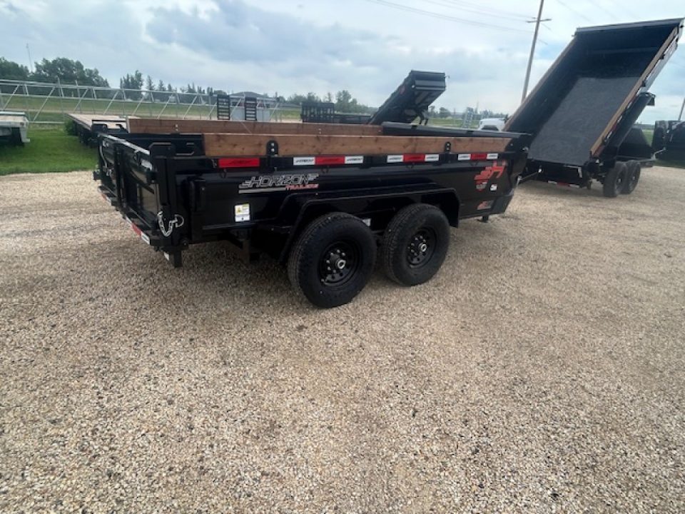 New 2027 Horizon Trailers 7'x12' Dump Trailer 2-7,000 lbs axles