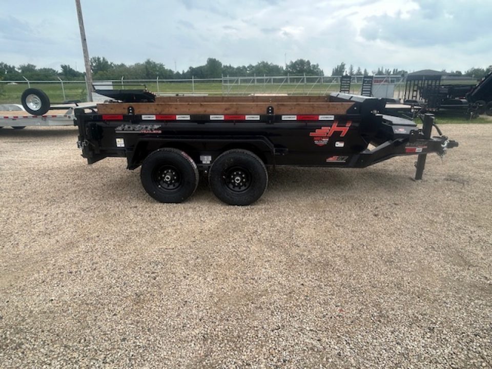 New 2027 Horizon Trailers 7'x12' Dump Trailer 2-7,000 lbs axles