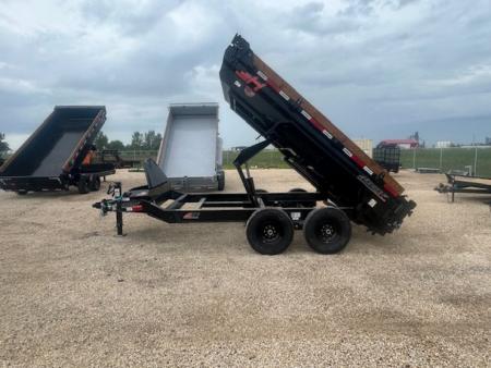 New 2027 Horizon Trailers 7'x12' Dump Trailer 2-7,000 lbs axles