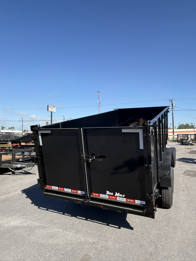 New 2025 Trail Maxx 7X16 4Ft Walls Dump Trailer