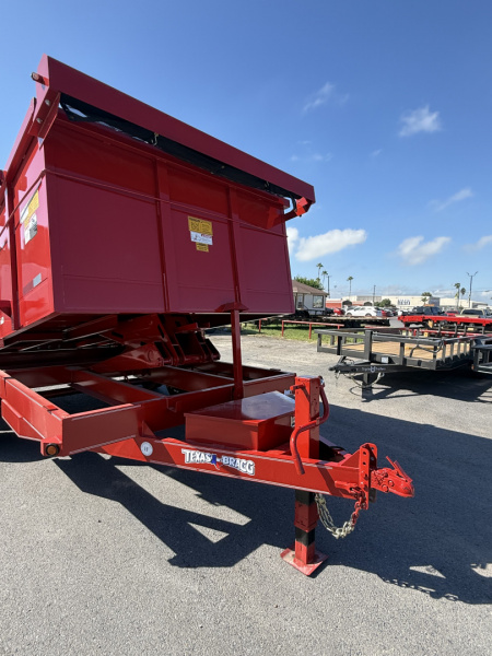 New 2025 Texas Bragg Trailers 7x14 3ft Walls Dump Trailer