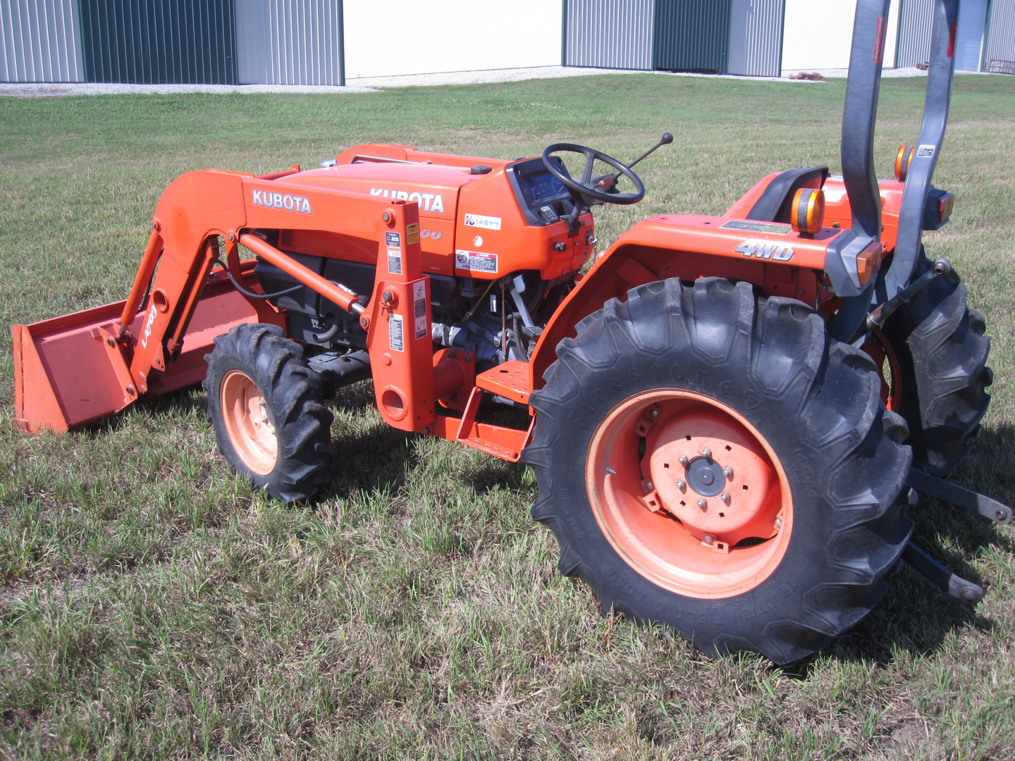 Used 2007 Kubota L4400DT 4WD Pre-Emissions Loader Tractor