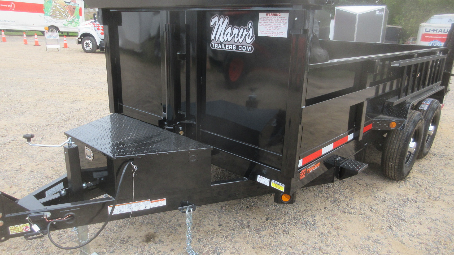 New 2026 Quality Steel and Aluminum Dump & Go Dump Trailer