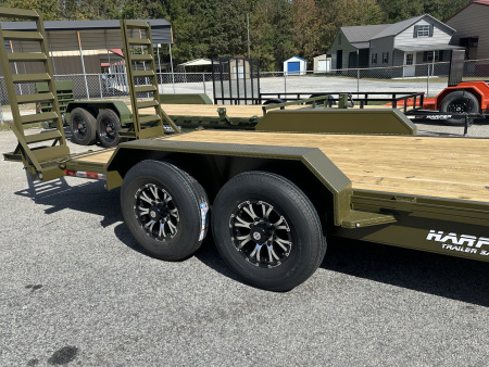 New 2025 82X20 14K EQUIPMENT HAULER WITH MESH CHAIN BOX AND RUB RAIL/CUSTOM WHEELS