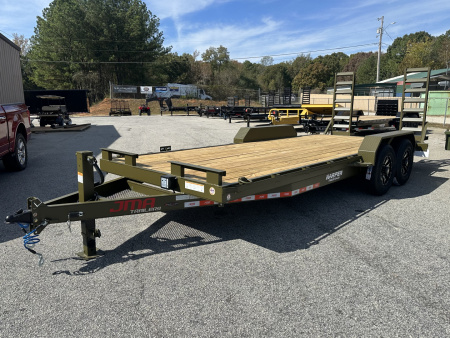 New 2025 82X20 14K EQUIPMENT HAULER WITH MESH CHAIN BOX AND RUB RAIL/CUSTOM WHEELS