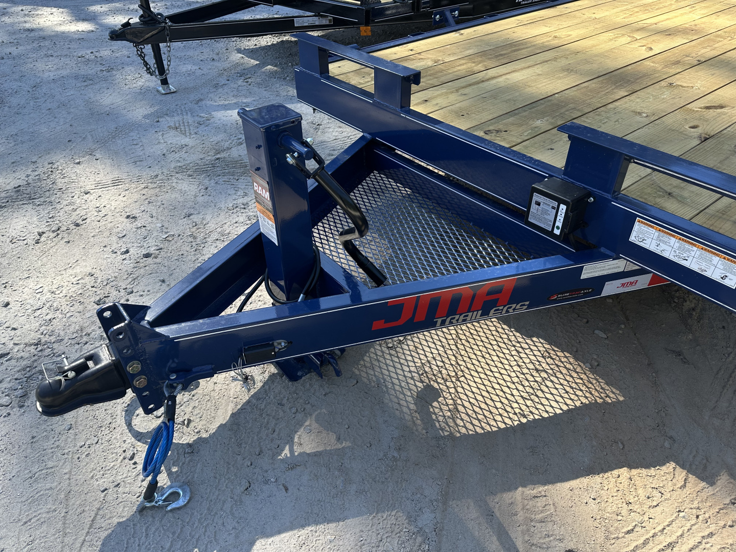 New 2025 82X20 14K EQUIPMENT HAULER WITH MESH CHAIN BOX AND RUB RAIL/CUSTOM WHEELS