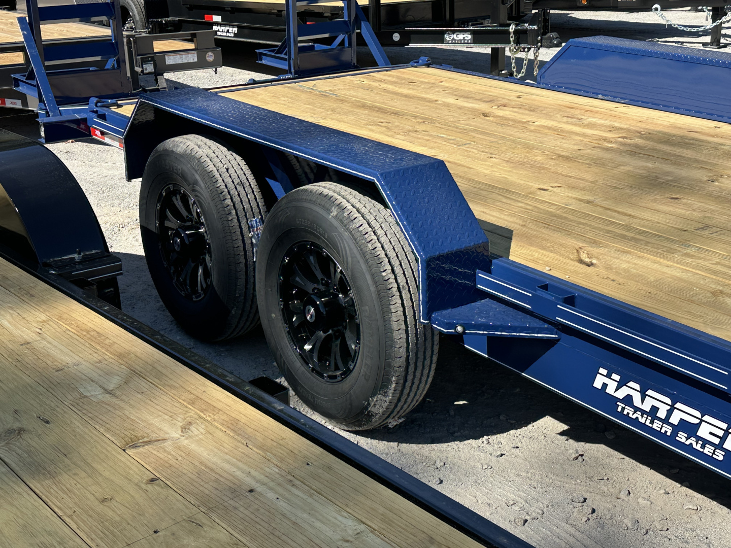 New 2025 82X20 14K EQUIPMENT HAULER WITH MESH CHAIN BOX AND RUB RAIL/CUSTOM WHEELS