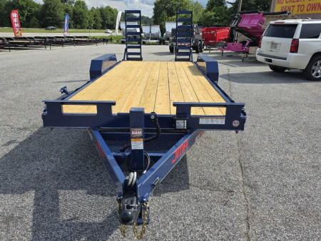 New 2025 82X20 14K EQUIPMENT HAULER WITH MESH CHAIN BOX AND RUB RAIL/CUSTOM WHEELS