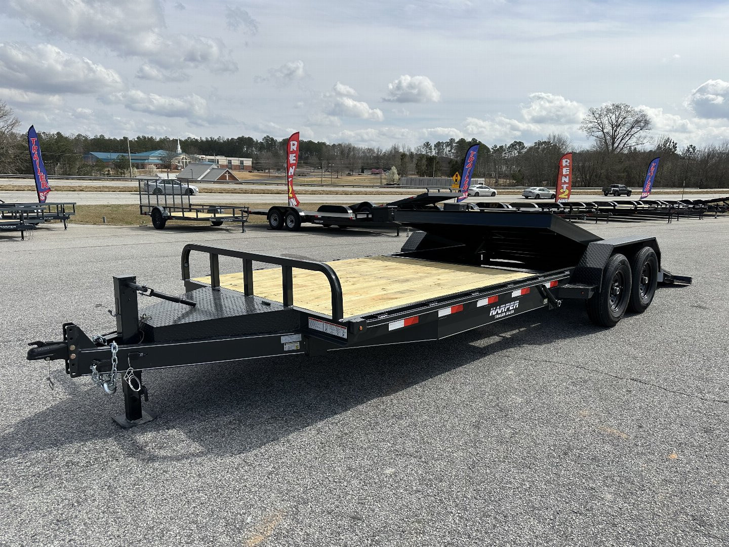 New 2025 JOBSITE 22' 15K TILT EQUIPMENT TRAILER