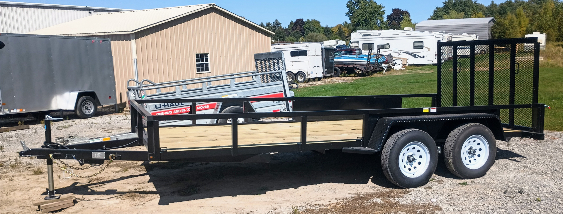 New 2026 7x16 Landscape Utility Trailer