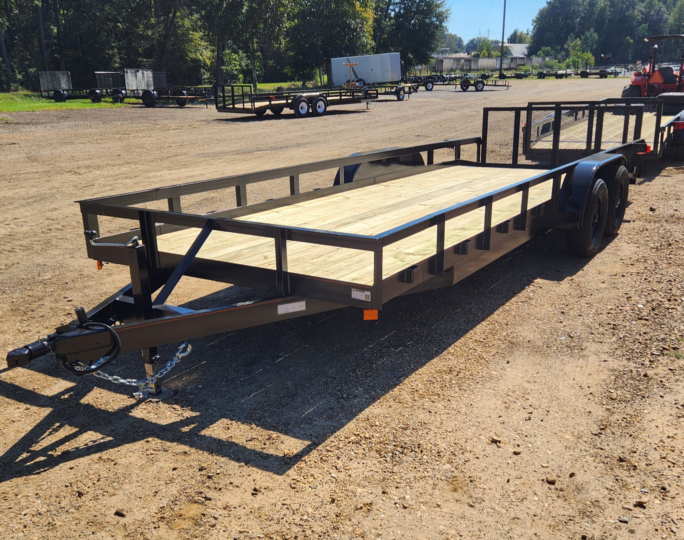 New 2025 Long Run Trailers 7'x22' Gate Dovetail 10k Utility Trailer