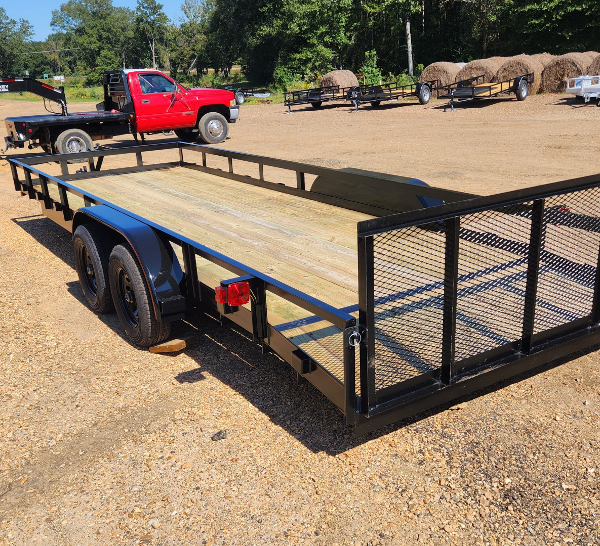 New 2025 Long Run Trailers 7'x22' Gate Dovetail 10k Utility Trailer