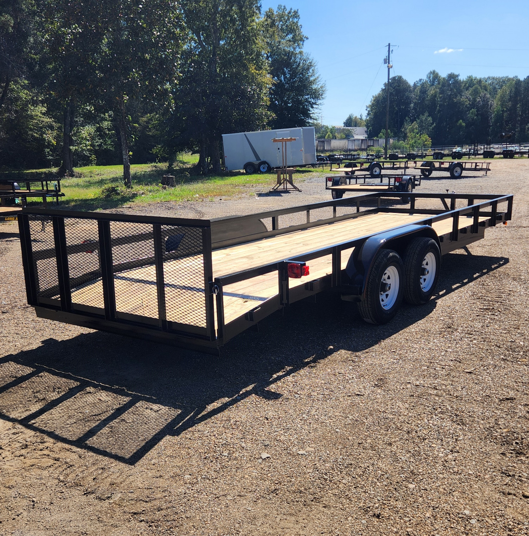 New 2025 Long Run Trailers 7'x22' Gate Dovetail 10k Utility Trailer