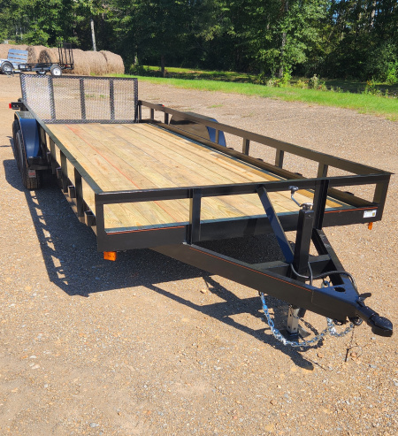 New 2025 Long Run Trailers 7'x22' Gate Dovetail 10k Utility Trailer